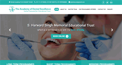 Desktop Screenshot of dentalacademy.in