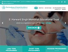Tablet Screenshot of dentalacademy.in